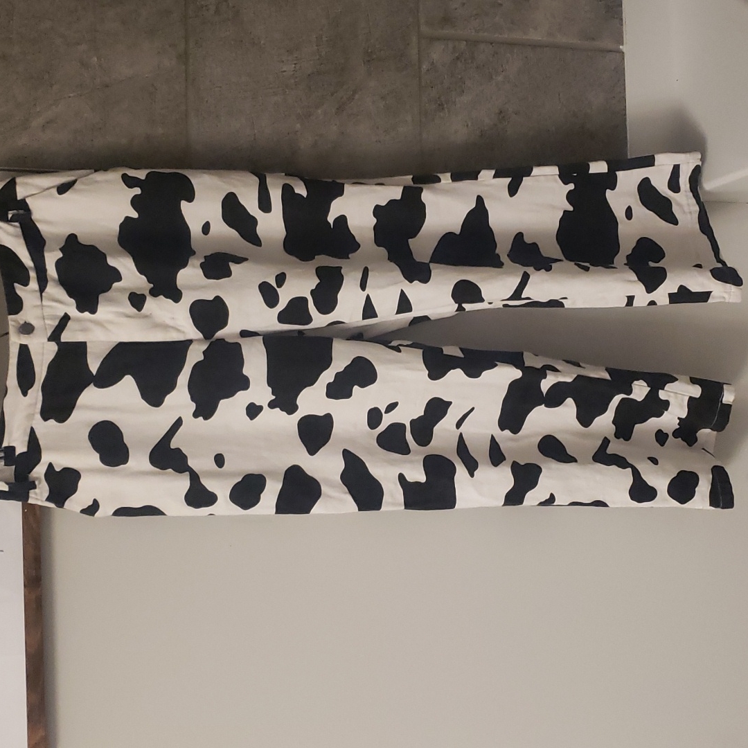 Cow Print Pants